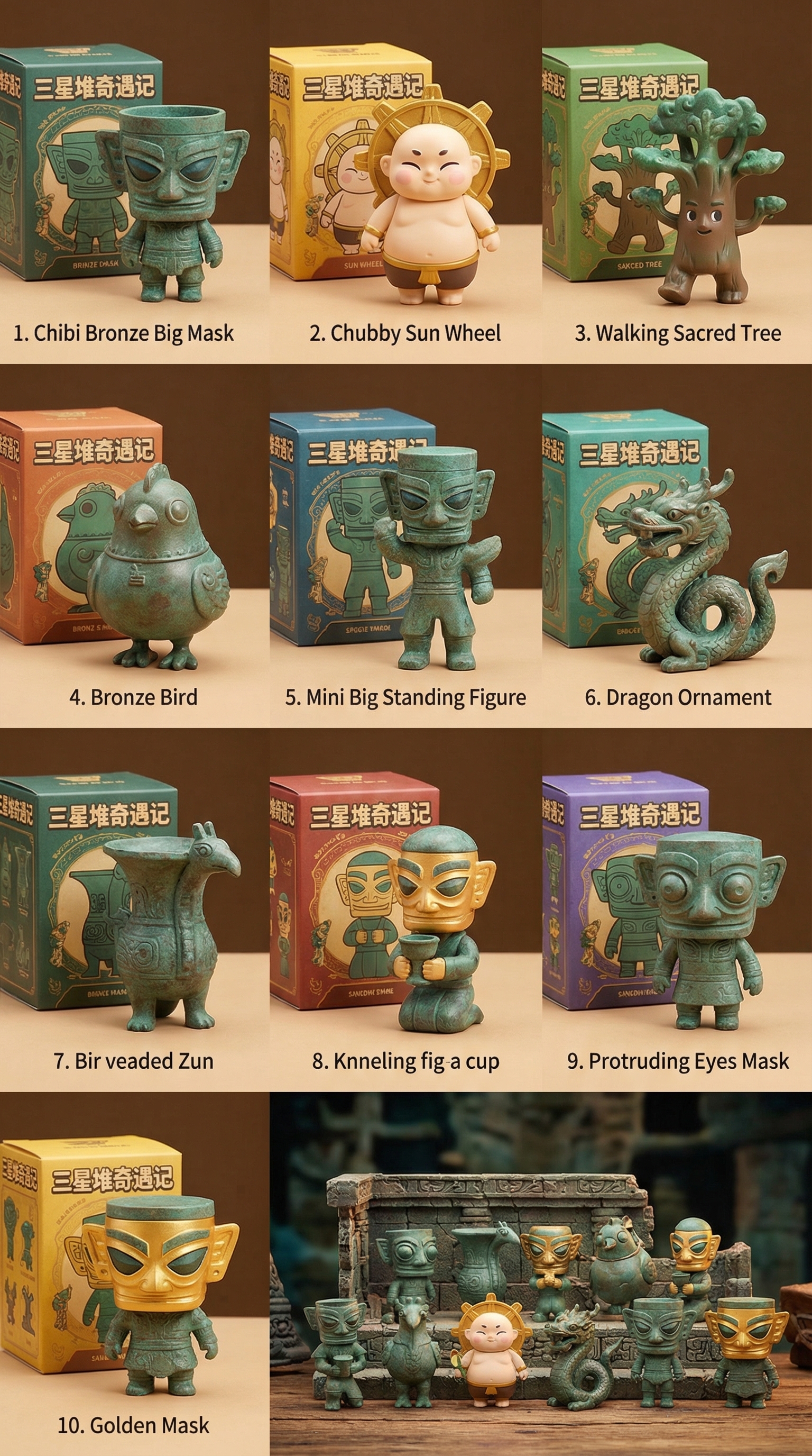 三星堆青铜系列